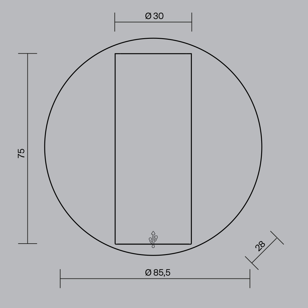 картинка Настенный светильник (бра) Technical C081WL-L3BBS3K от магазина pro-decor.kz
