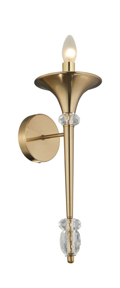 картинка Бра Crystal Lux MIRACLE AP1 BRONZE Crystal Lux 2490/401 от магазина pro-decor.kz