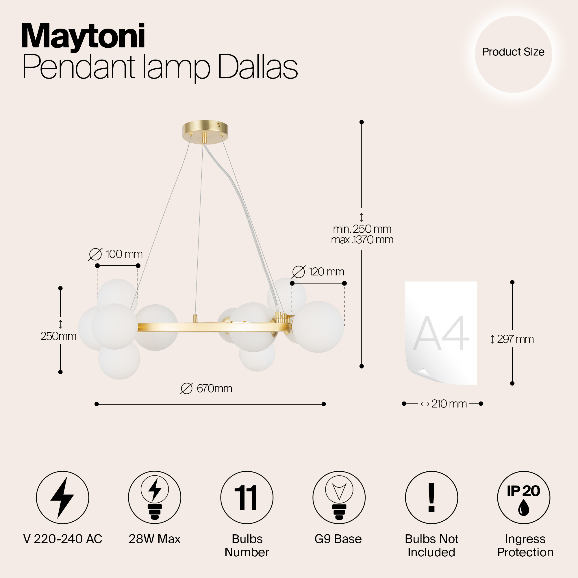 картинка Подвесной светильник Maytoni MOD545PL-11BS магазин pro-decor.kz являющийся официальным дистрибьютором в Казахстане картинка Подвесной светильник Maytoni MOD545PL-11BS от магазина pro-decor.kz