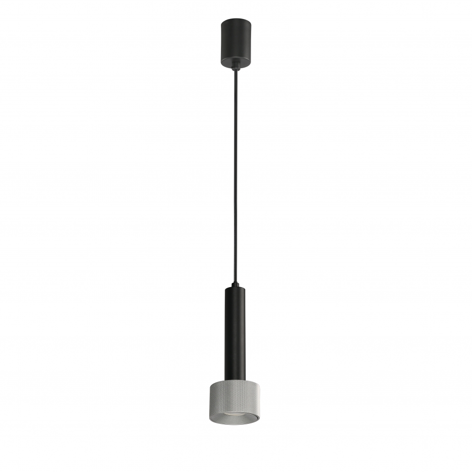 картинка Светильник подвесной iLedex Delta iLedex 2362-1 BK+SL от магазина pro-decor.kz