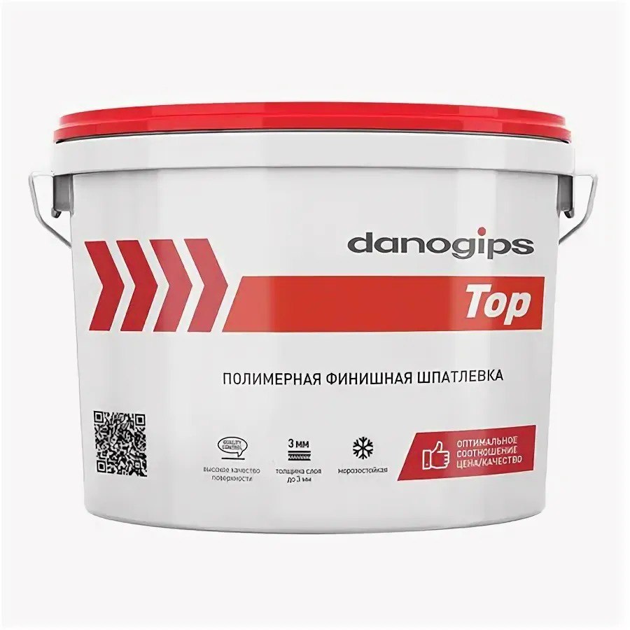 Шпатлевка  DANOGIPS TOP  (16.5kg) полимерная финишная