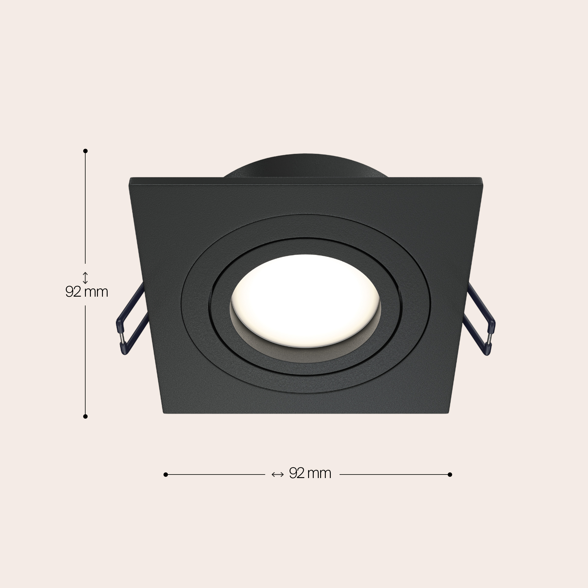картинка Встраиваемый светильник Maytoni Atom DL024-2-01B от магазина pro-decor.kz