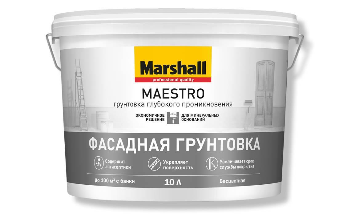Купить MAESTRO фасадная грунтовка 10л 10 MAESTRO фасадная грунтовка 10л 10