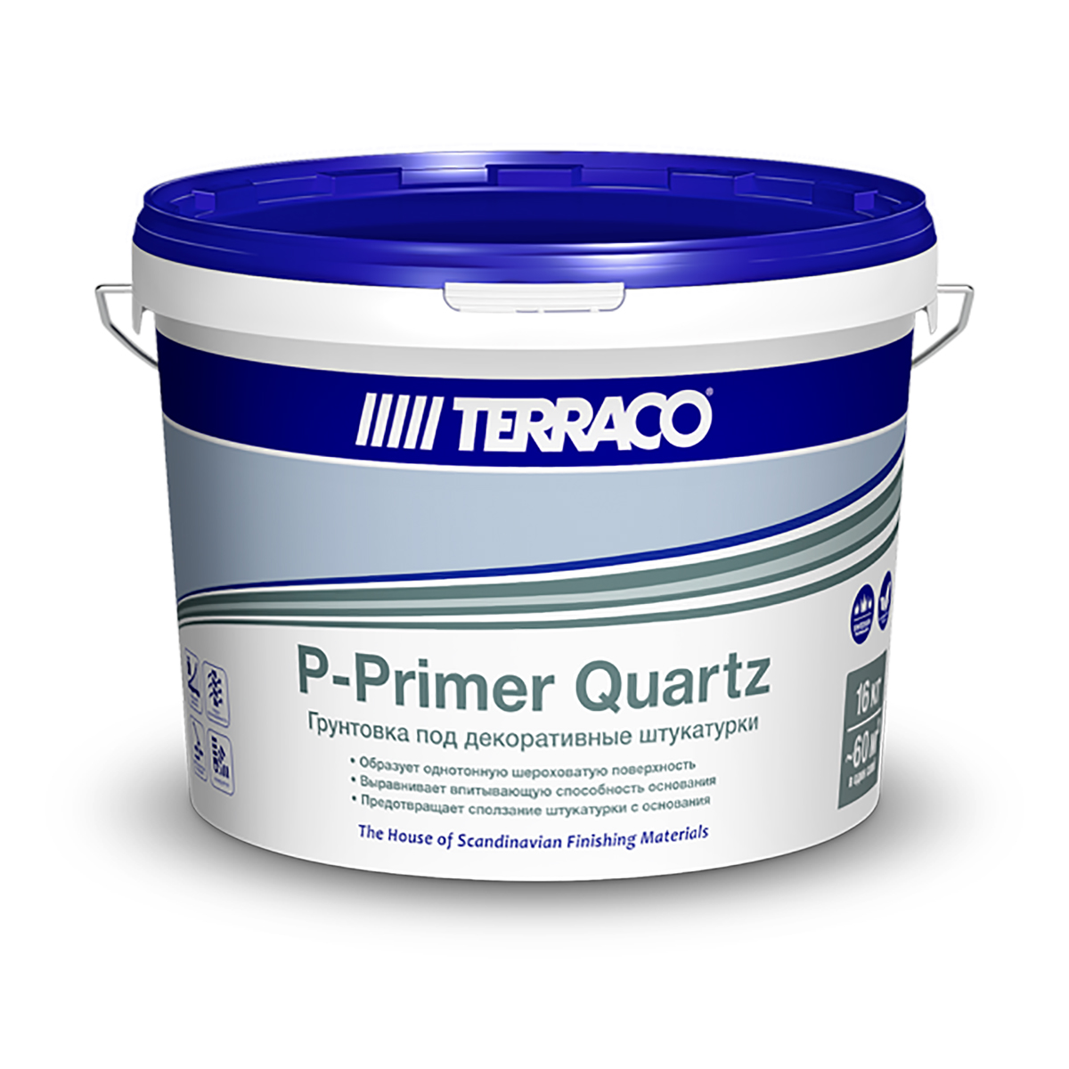 Купить Грунт-Кварц TERRACO P-Primer Quartz (16кг) CLEAR Грунт-Кварц TERRACO P-Primer Quartz (16кг) CLEAR