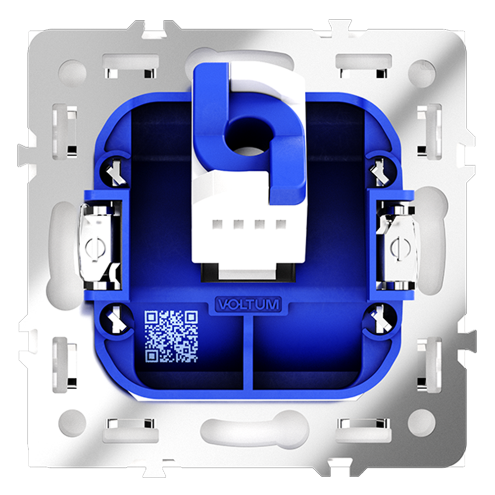 картинка Розетка компьютерная встраиваемая VOLTUM S70 RJ45 кат.6, (белый матовый) VLS060102 от магазина pro-decor.kz
