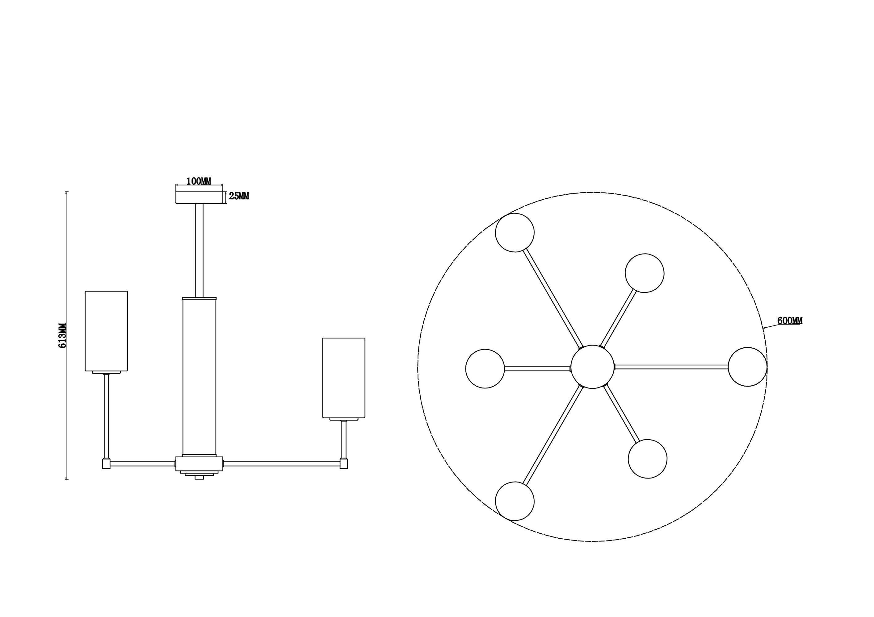 картинка Люстра Freya FR5184PL-06BS от магазина pro-decor.kz