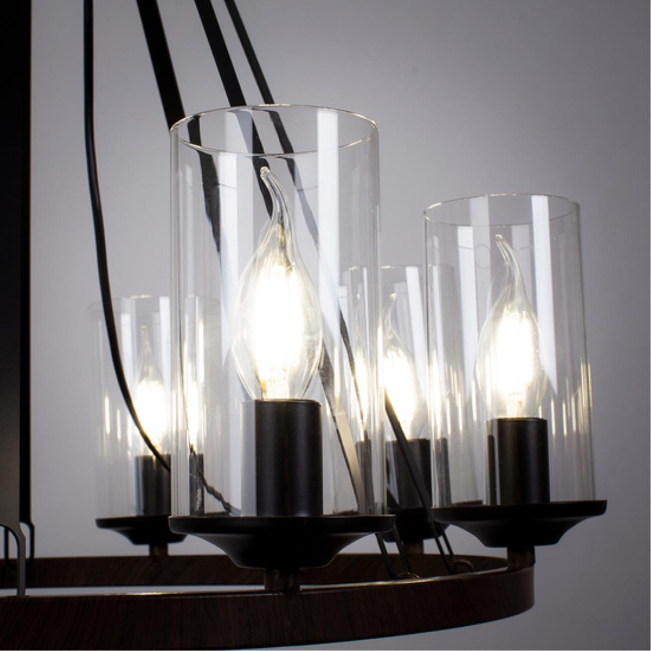 картинка Подвесной светильник Arte Lamp DALIM A7014SP-8BK от магазина pro-decor.kz