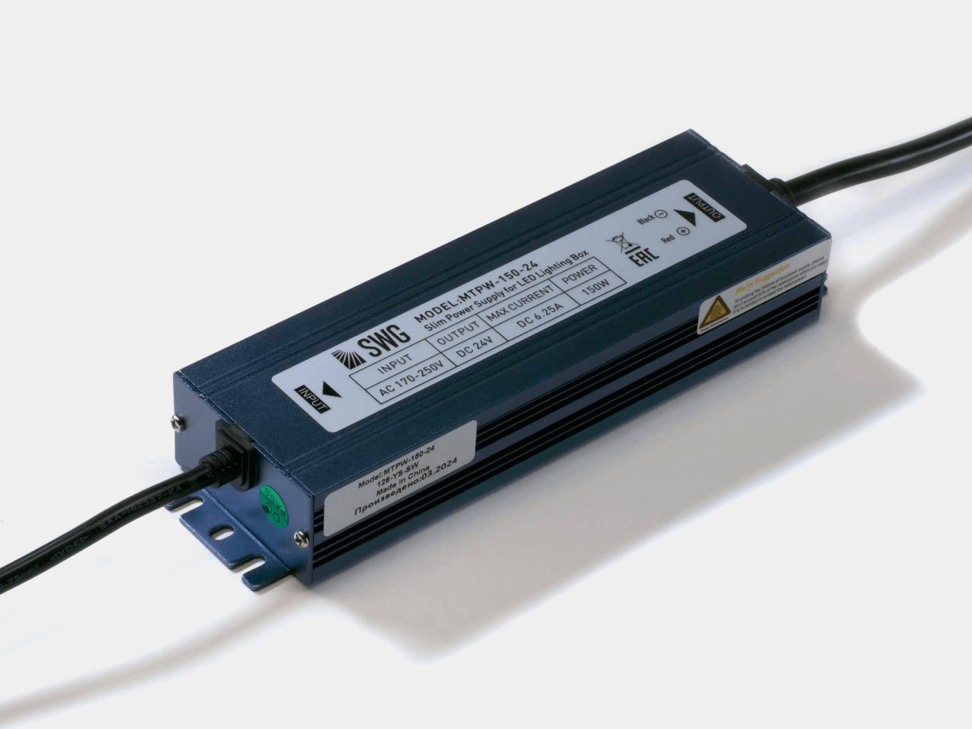 картинка MINI Al Блок питания TPW, 150 W Влагозащитный, 24 V от магазина pro-decor.kz