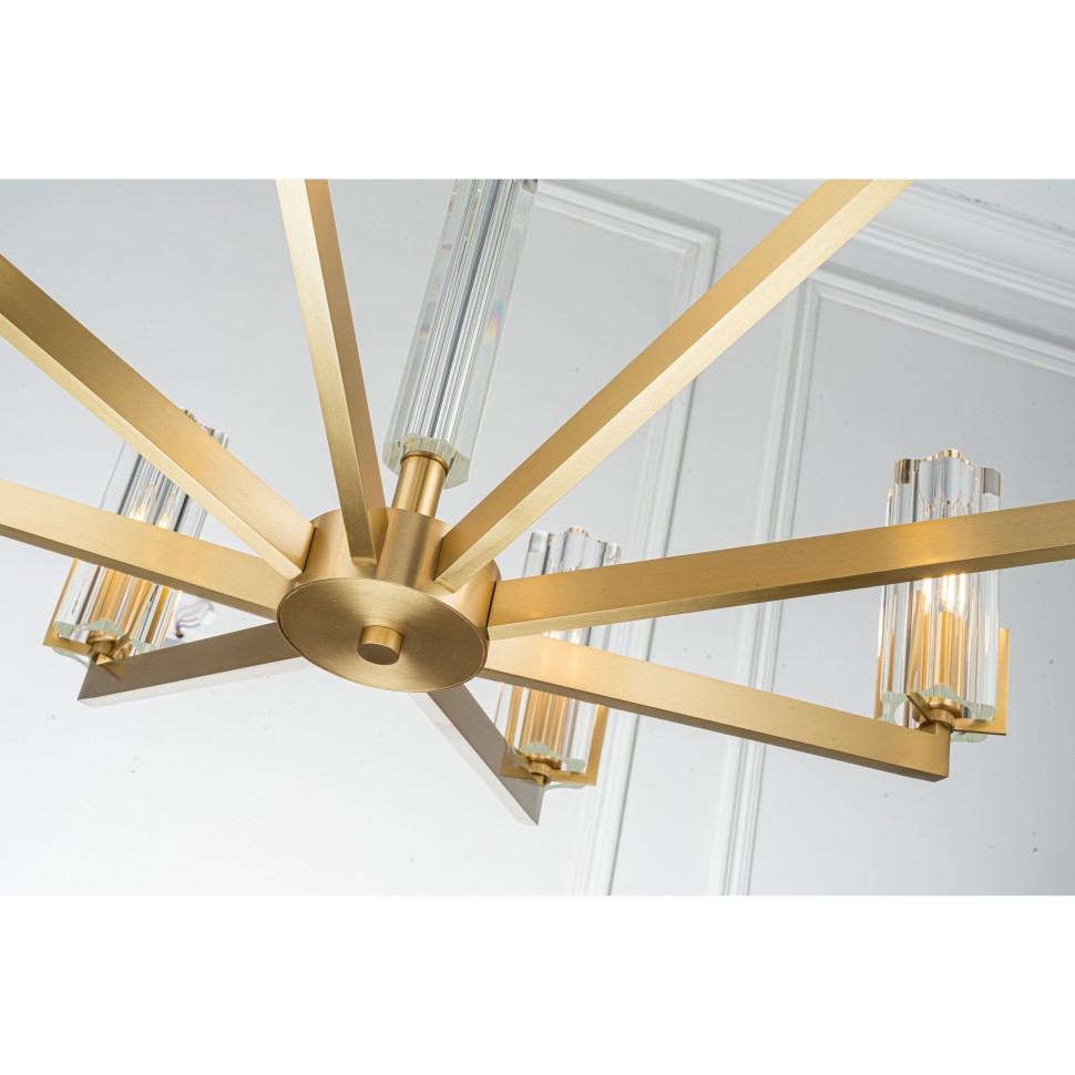 картинка Люстра подвесная Belfast Malone 6035-8 BR CL магазин pro-decor.kz являющийся официальным дистрибьютором в Казахстане картинка Люстра подвесная Belfast Malone 6035-8 BR CL от магазина pro-decor.kz