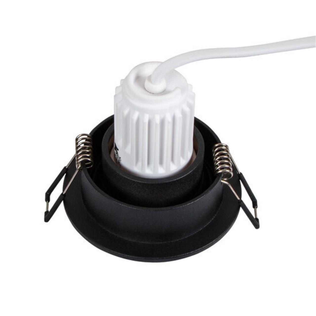 картинка Точечный встраиваемый светильник Arte Lamp ACT MINI A3536PL-1BK от магазина pro-decor.kz