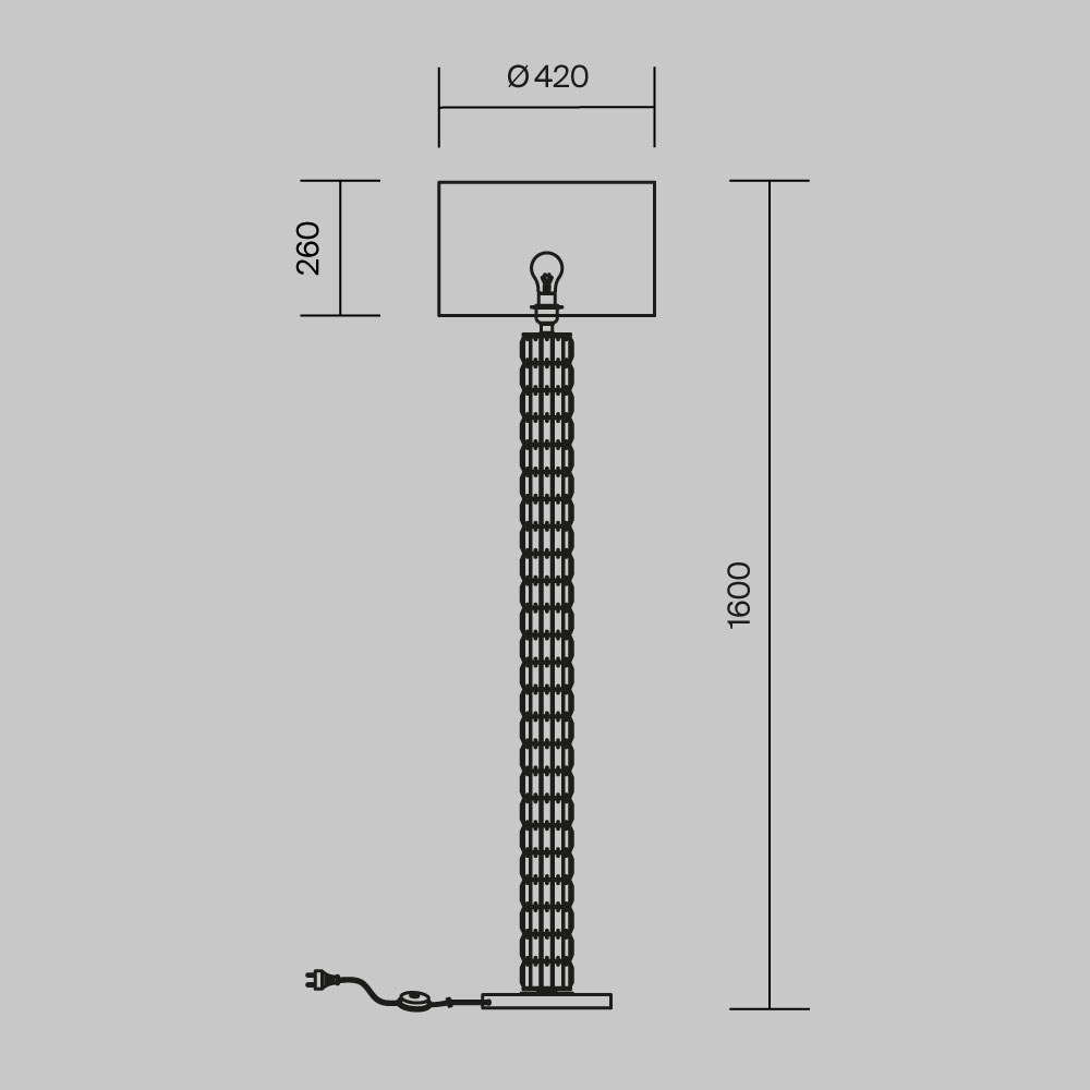 картинка Торшер Maytoni Talento DIA008FL-01CH от магазина pro-decor.kz