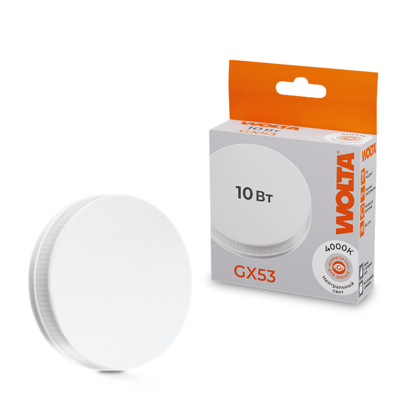 картинка Лампа LED Wolta 25S75R10GX53 от магазина pro-decor.kz