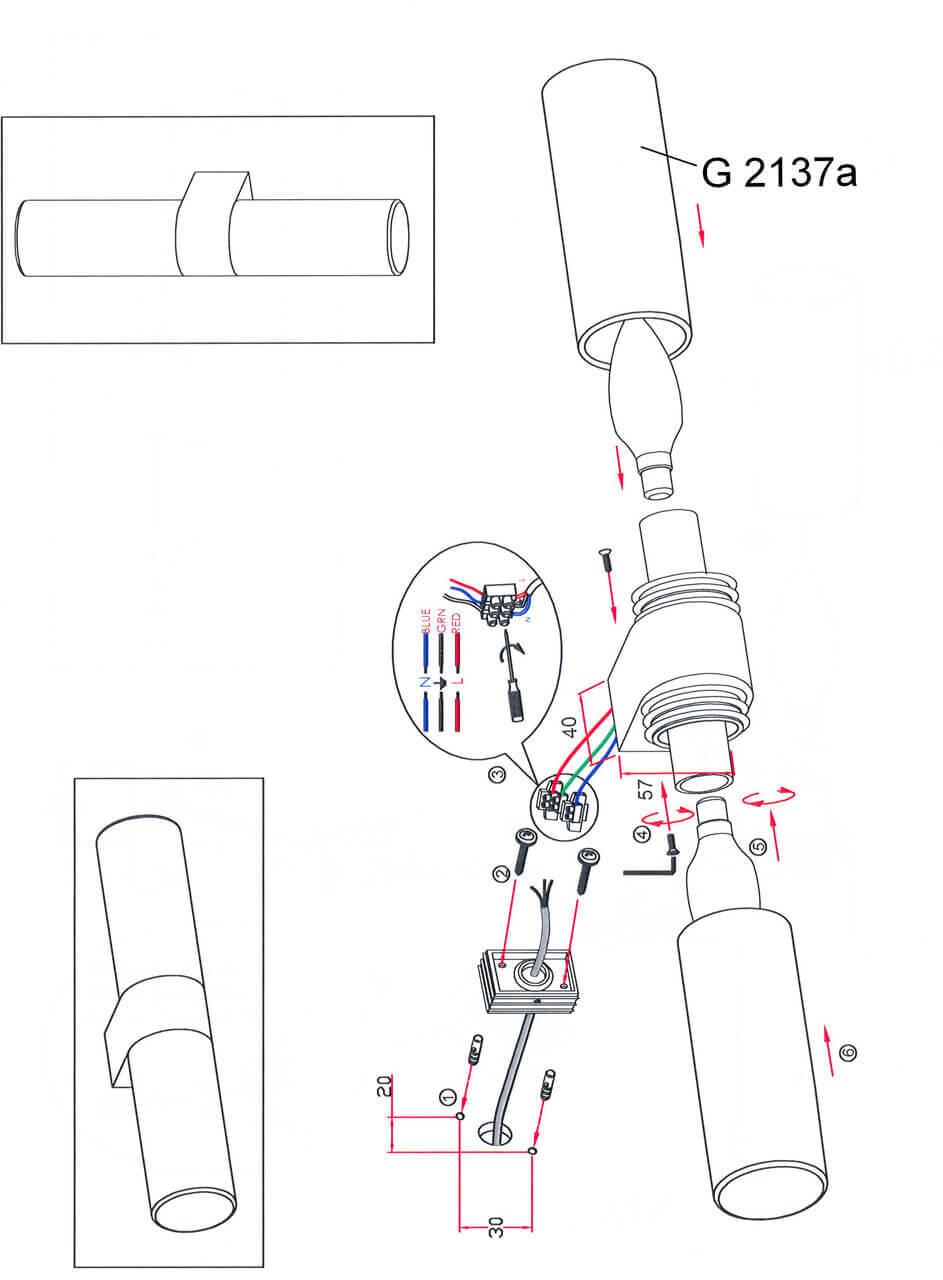 картинка Подсветка для зеркал Odeon Light Want 2137/2W от магазина pro-decor.kz