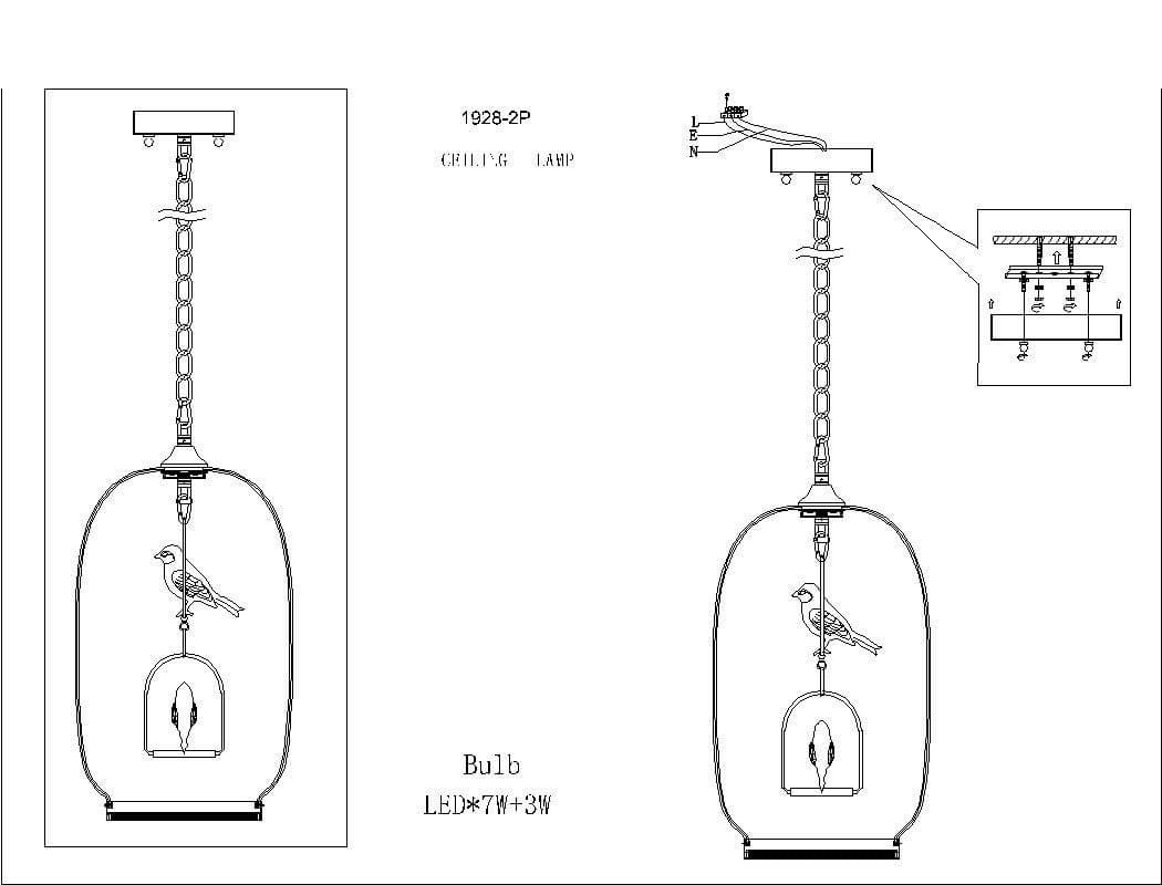 картинка Подвесной светодиодный светильник Favourite Chick 1928-2P магазин pro-decor.kz являющийся официальным дистрибьютором в Казахстане картинка Подвесной светодиодный светильник Favourite Chick 1928-2P от магазина pro-decor.kz