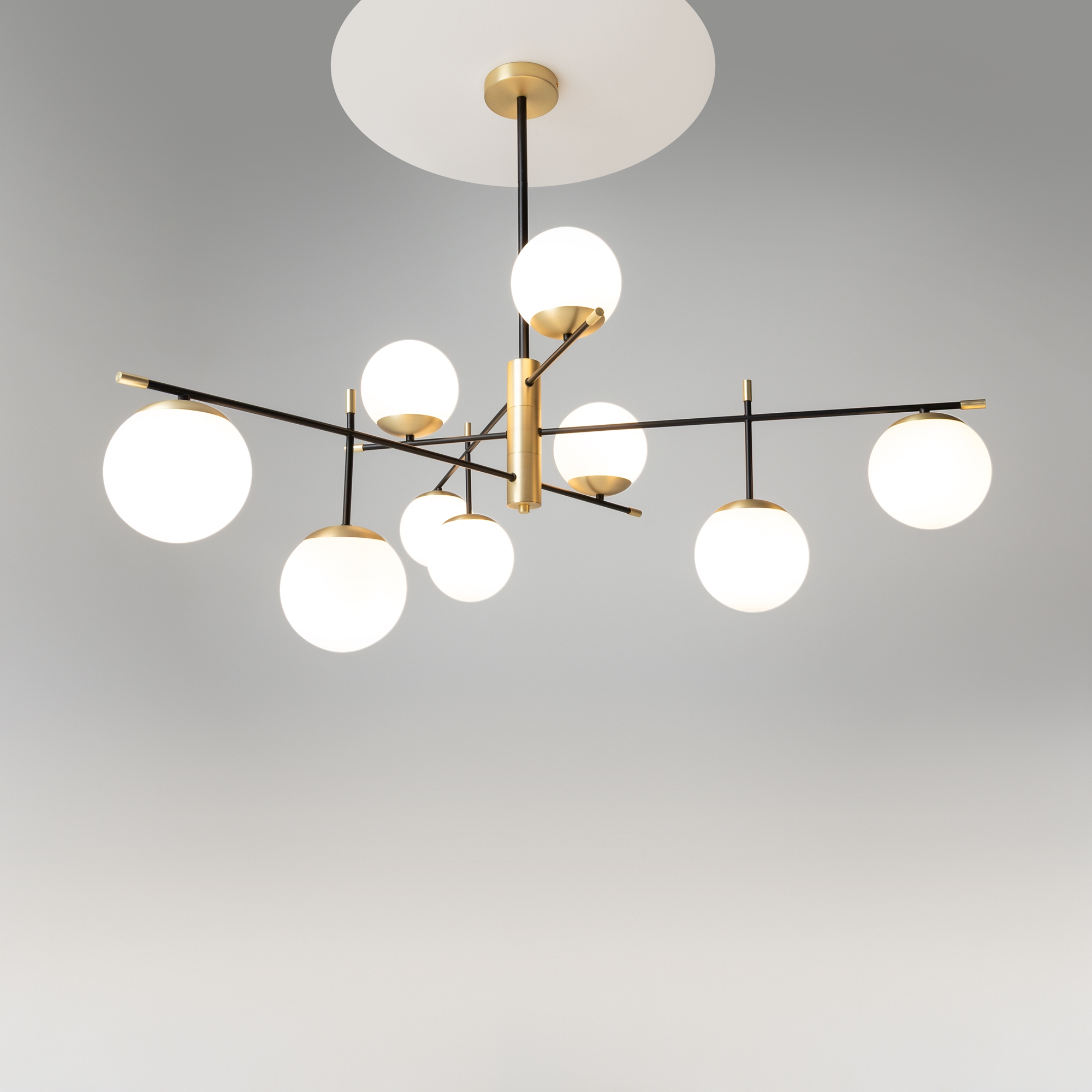 картинка Подвесной светильник Maytoni Nostalgia MOD048PL-09G от магазина pro-decor.kz