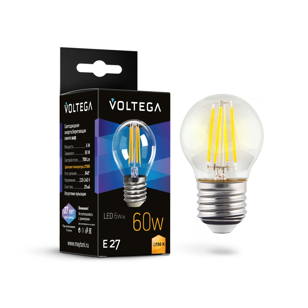 картинка Лампочка Voltega 7214 от магазина pro-decor.kz