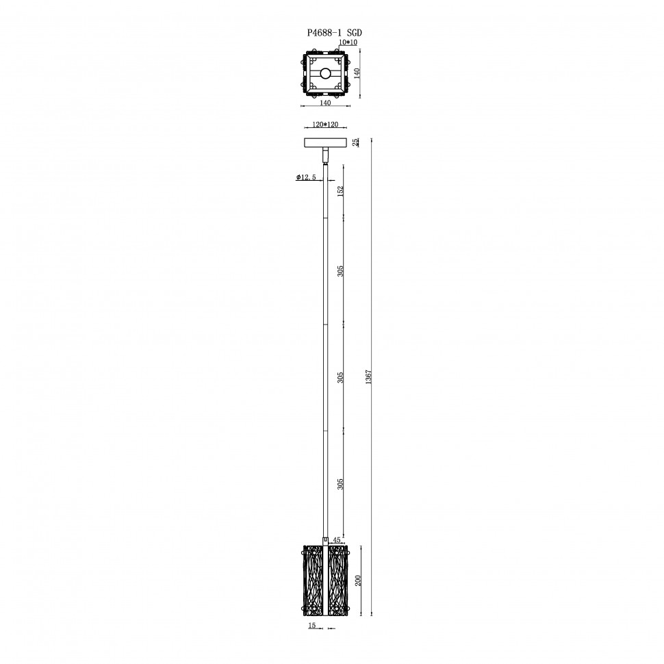 картинка Светильник подвесной iLAMP Panorama P4688-1 SGD магазин pro-decor.kz являющийся официальным дистрибьютором в Казахстане картинка Светильник подвесной iLAMP Panorama P4688-1 SGD от магазина pro-decor.kz