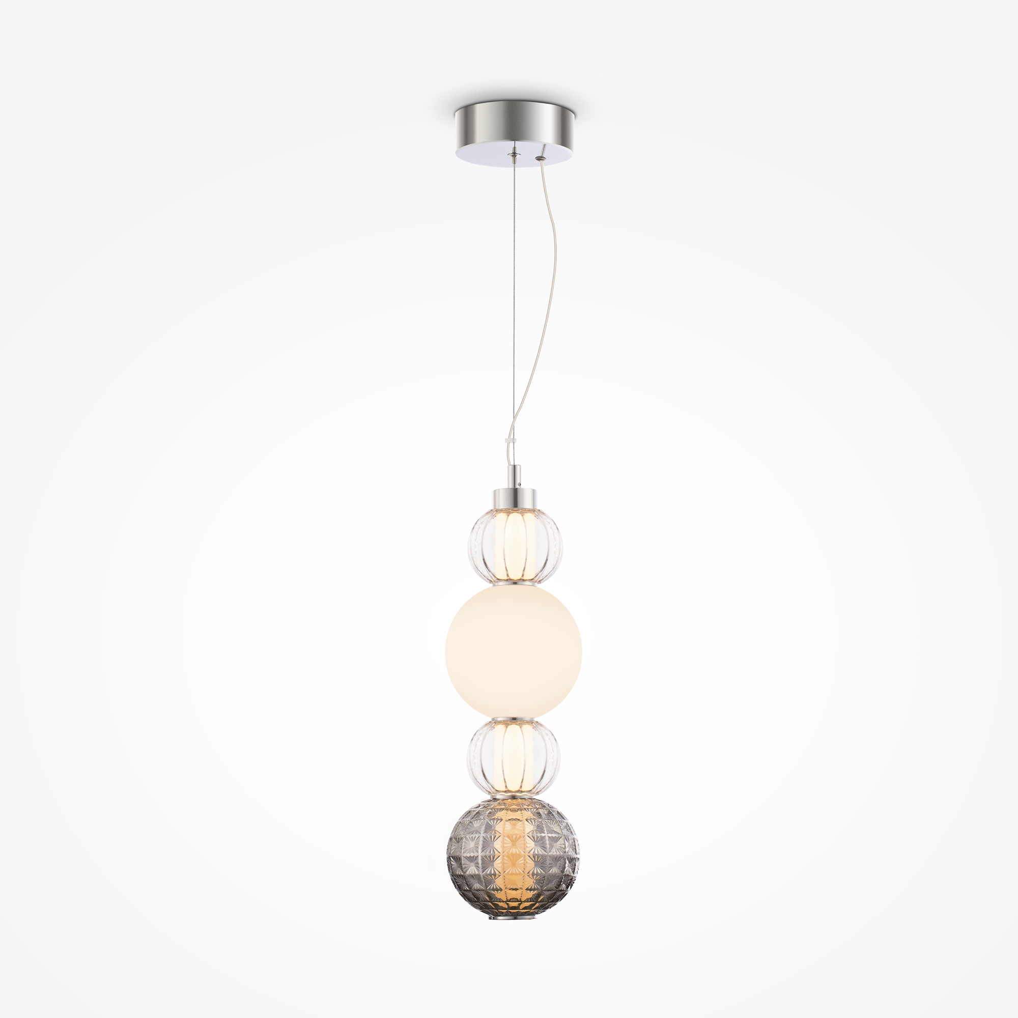 картинка Подвесной светодиодный светильник Maytoni Collar P069PL-L17CH3K от магазина pro-decor.kz