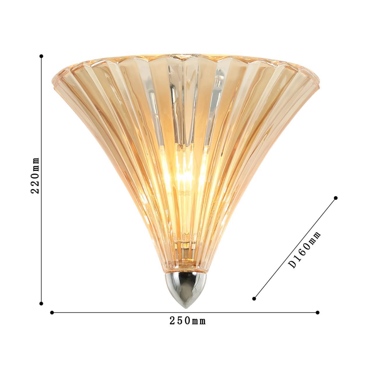 картинка Настенный светильник Favourite Iris 1697-1W от магазина pro-decor.kz