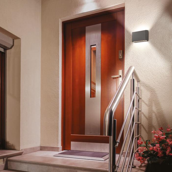 картинка Уличный настенный светодиодный светильник Novotech Street Kaimas 357422 от магазина pro-decor.kz