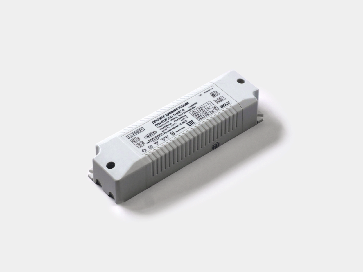картинка Драйвер DALI DRV-EUP20D-1HMC-0, 20W, 350-700мА от магазина pro-decor.kz
