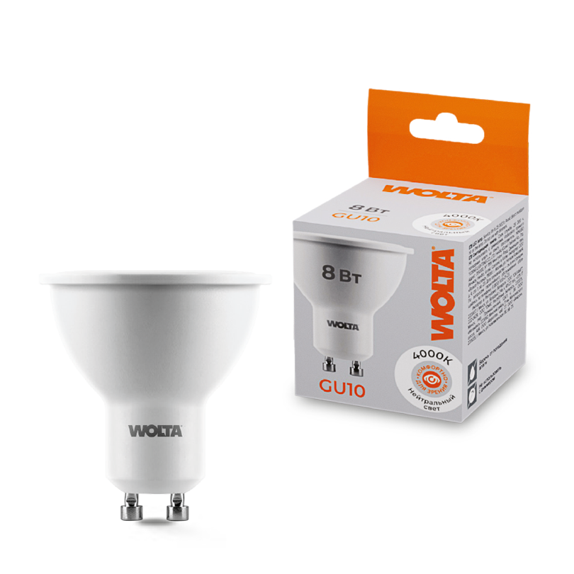 картинка Лампа LED WOLTA 25SPAR16-230-8GU10 от магазина pro-decor.kz