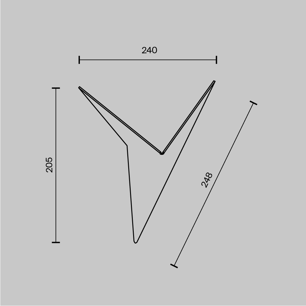картинка Настенный светодиодный светильник Maytoni Trame C808WL-L3B от магазина pro-decor.kz