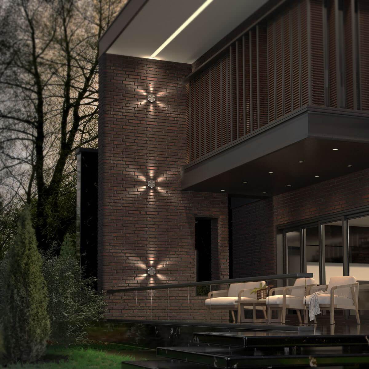 картинка Уличный настенный светодиодный светильник Novotech Street Calle 358940 от магазина pro-decor.kz