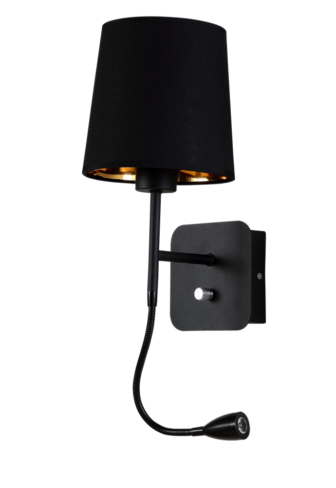 картинка Бра Crystal Lux PABLO AP2 BLACK/BLACK-GOLD Crystal Lux 3450/402 от магазина pro-decor.kz