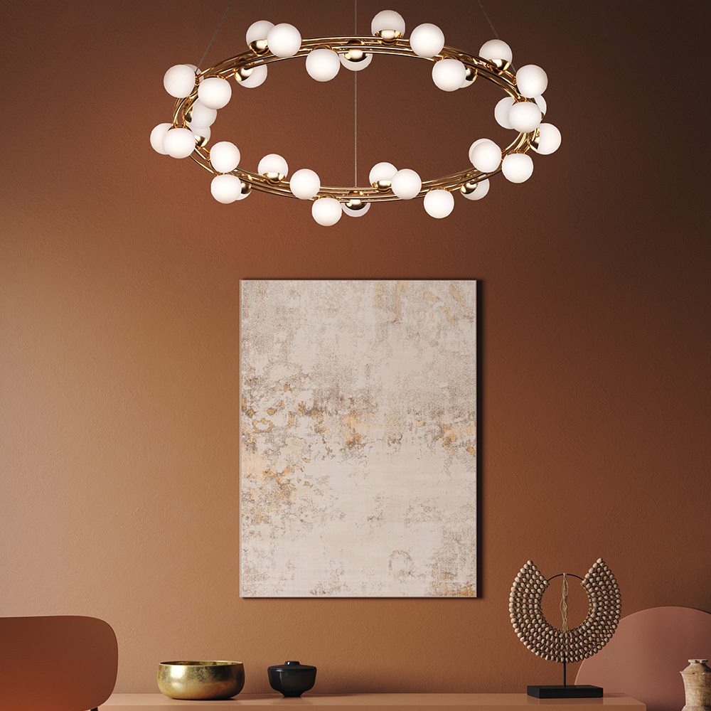 картинка Подвесная светодиодная люстра Maytoni Tessara MOD081PL-L50G3K магазин pro-decor.kz являющийся официальным дистрибьютором в Казахстане картинка Подвесная светодиодная люстра Maytoni Tessara MOD081PL-L50G3K от магазина pro-decor.kz
