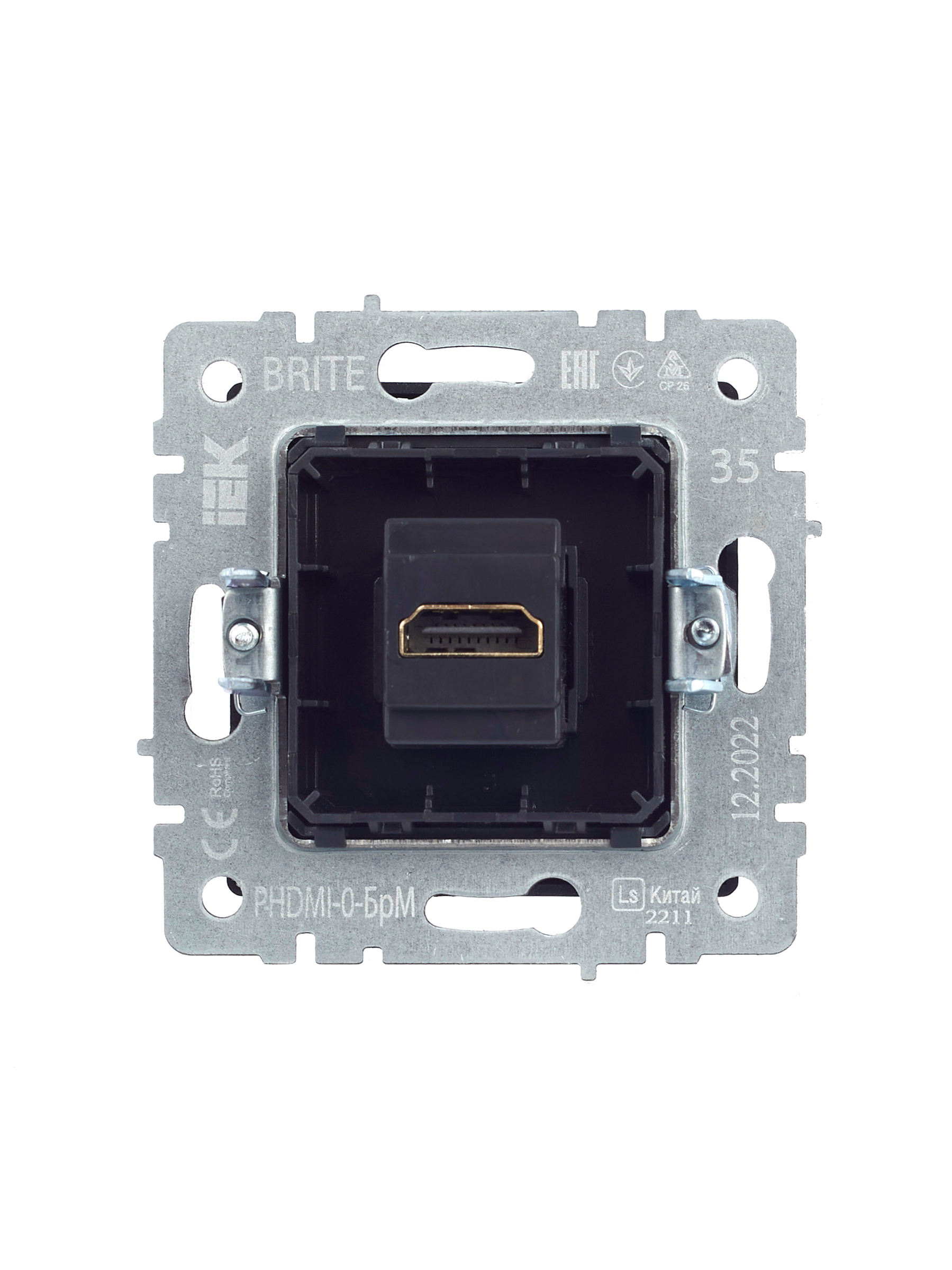 картинка BRITE Роз. HDMI РHDMI-0-БрМ мар. IEK от магазина pro-decor.kz