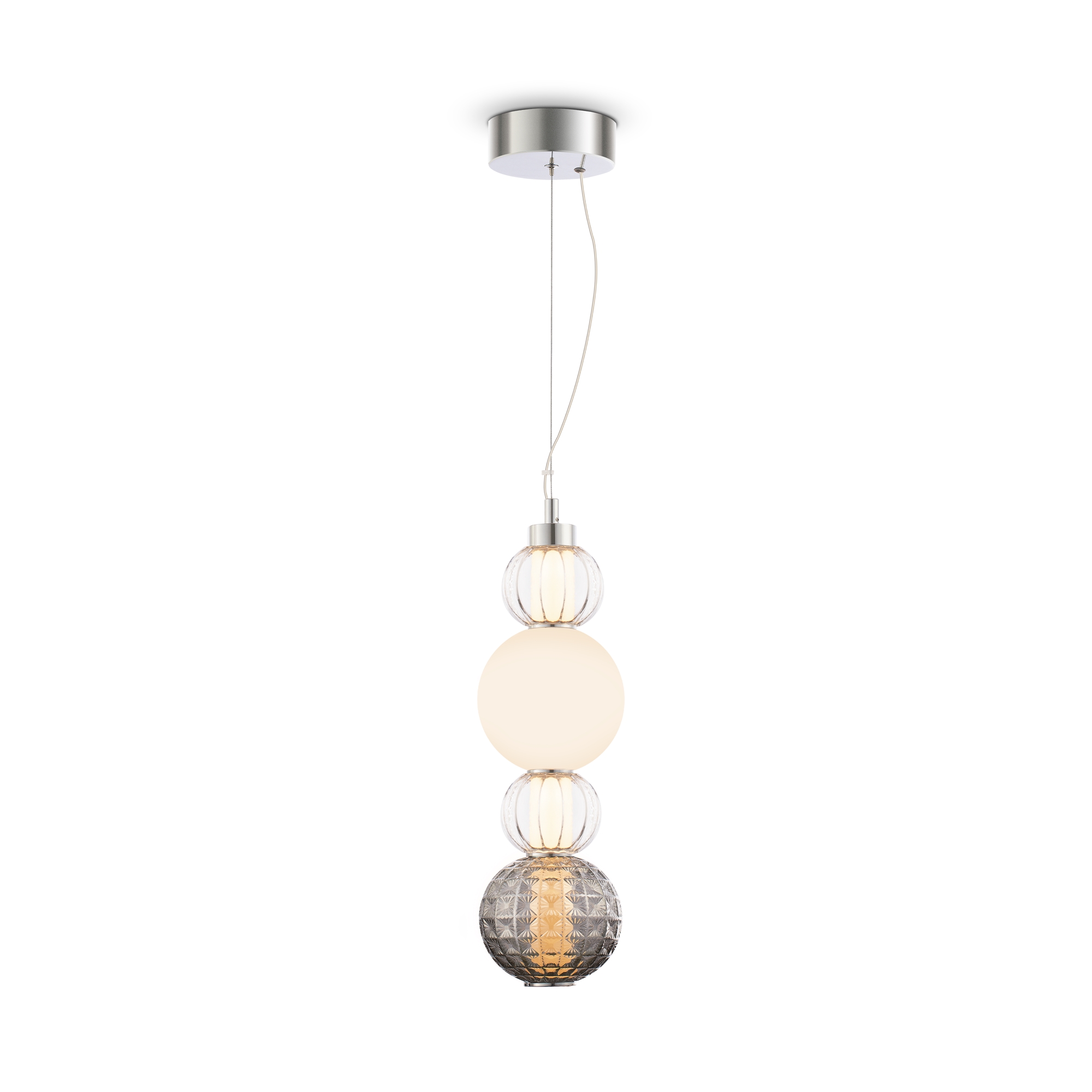 картинка Подвесной светодиодный светильник Maytoni Collar P069PL-L17CH3K от магазина pro-decor.kz