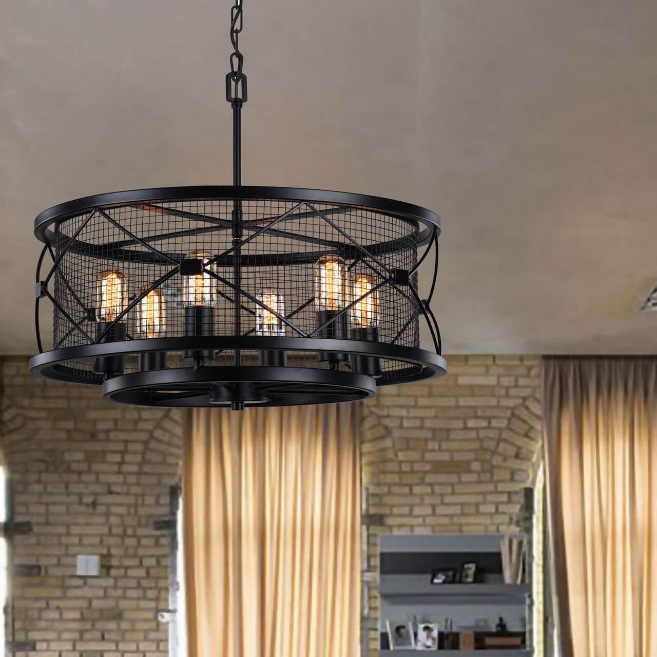 картинка Подвесная люстра Favourite Mesh 1783-6P от магазина pro-decor.kz