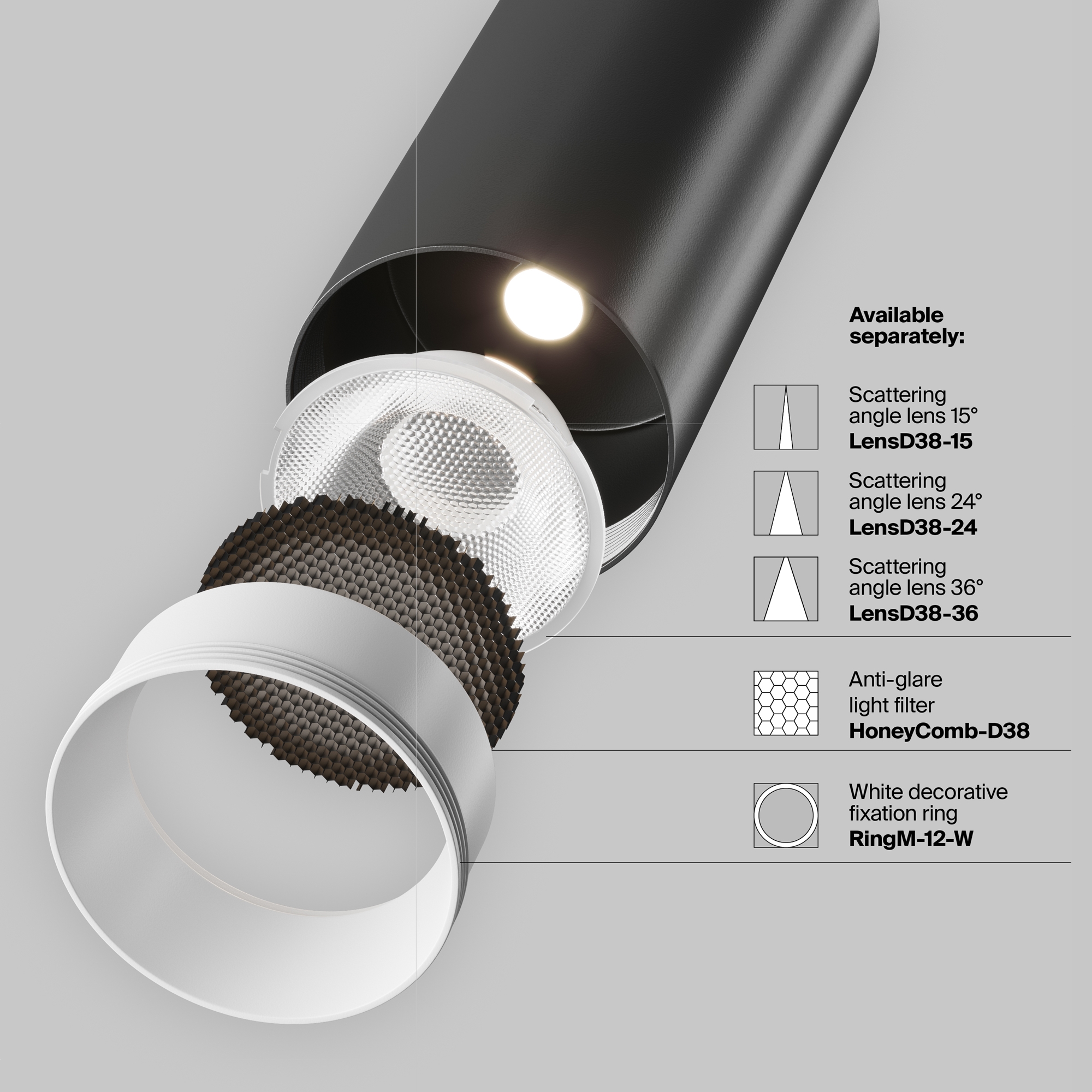 картинка Трековый светильник Technical TR021-1-12B3K-W-D-B магазин pro-decor.kz являющийся официальным дистрибьютором в Казахстане картинка Трековый светильник Technical TR021-1-12B3K-W-D-B от магазина pro-decor.kz
