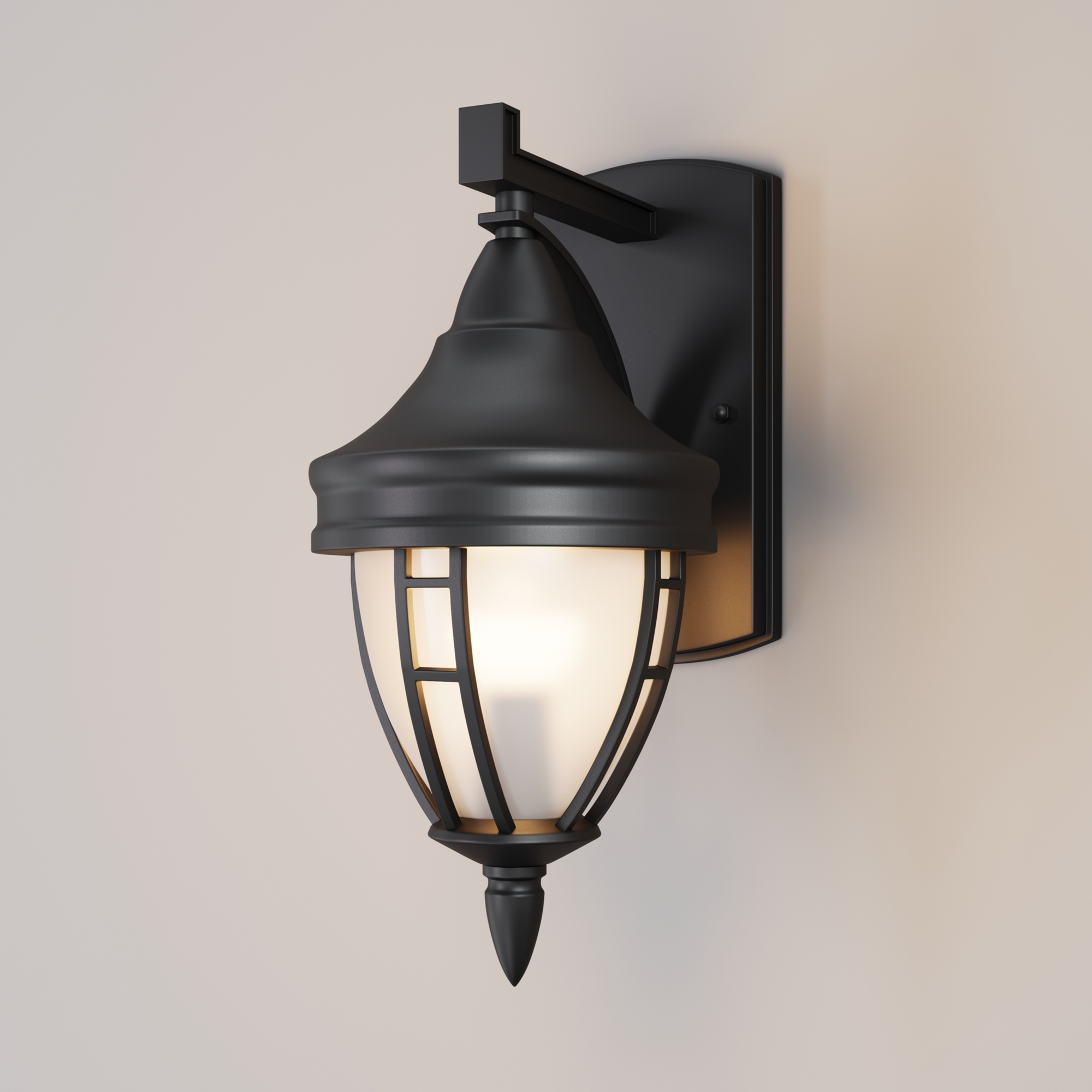 картинка Уличный настенный светильник Maytoni Novara O027WL-01B от магазина pro-decor.kz