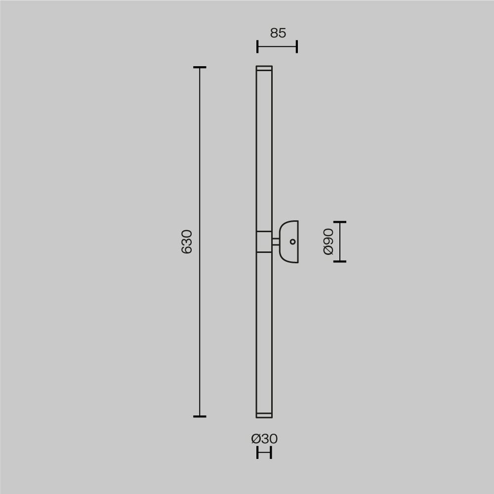 картинка Настенный светильник (бра) Maytoni MOD106WL-L16G3K от магазина pro-decor.kz