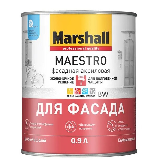 Купить MAESTRO фасадная акриловая BW 0,9 MAESTRO фасадная акриловая BW 0,9