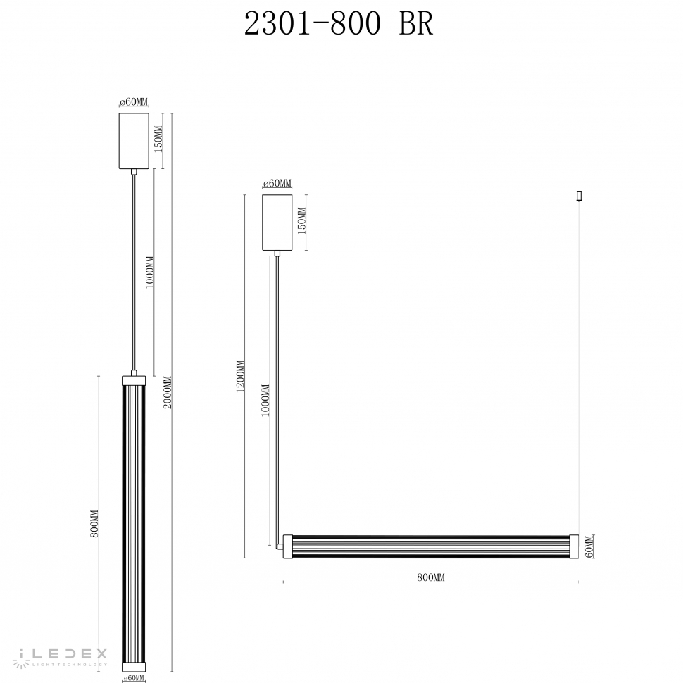 картинка Светильник подвесной iLedex Rocks iLedex 2301-800 BR магазин pro-decor.kz являющийся официальным дистрибьютором в Казахстане картинка Светильник подвесной iLedex Rocks iLedex 2301-800 BR от магазина pro-decor.kz
