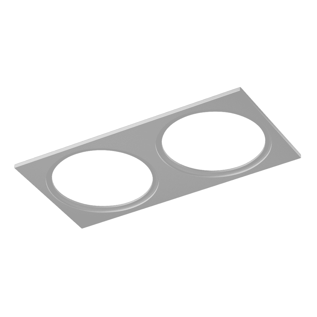 картинка Рамка белая двойная DL-PJ-103-W от магазина pro-decor.kz