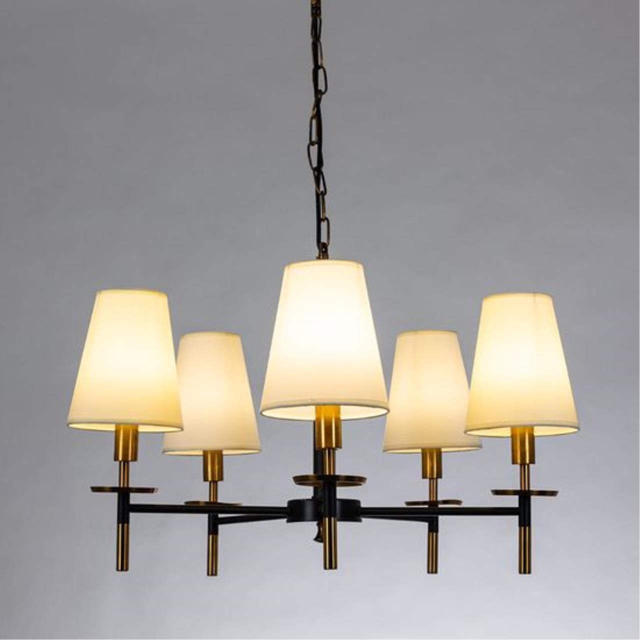 картинка Подвесная люстра Arte Lamp RICCARDO A4075LM-5BK от магазина pro-decor.kz