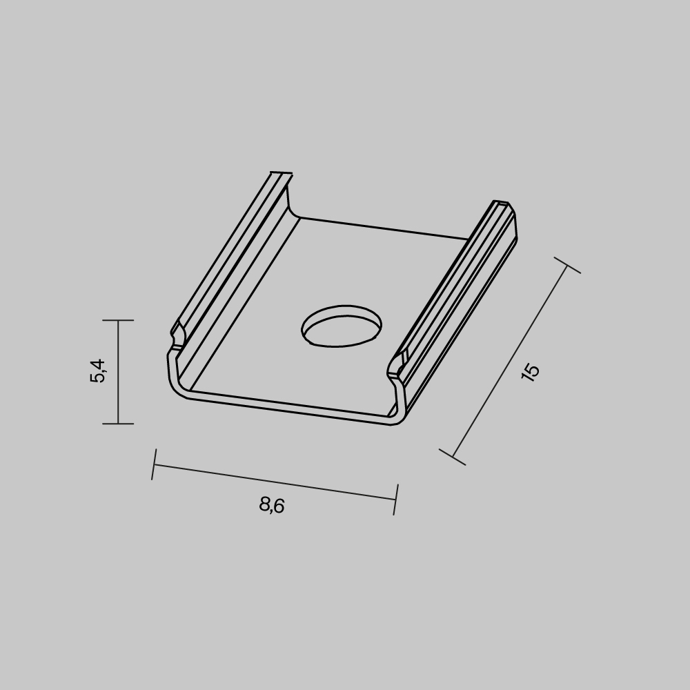 картинка Комплектующие для профиля Led Strip 642016 от магазина pro-decor.kz