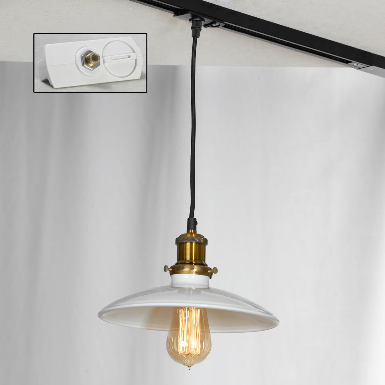 картинка Трековый светильник однофазный Lussole LOFT Track Lights LSP-9605-TAW от магазина pro-decor.kz