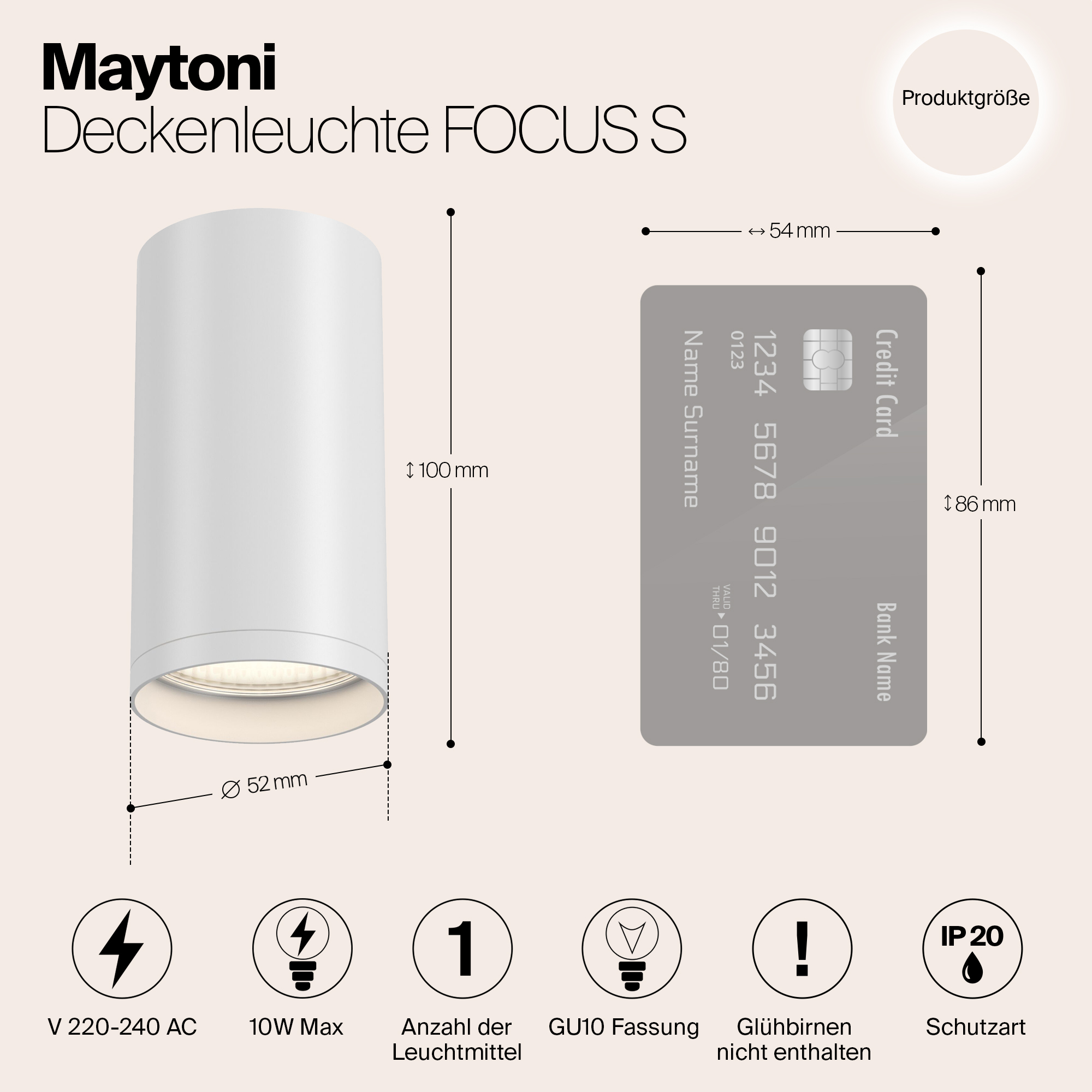 картинка Потолочный светильник Maytoni Focus S C052CL-01W магазин pro-decor.kz являющийся официальным дистрибьютором в Казахстане картинка Потолочный светильник Maytoni Focus S C052CL-01W от магазина pro-decor.kz