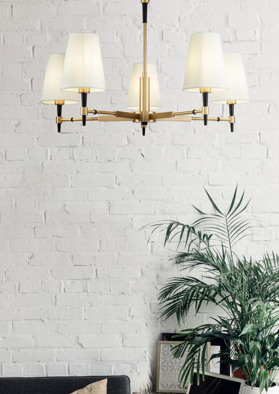 картинка Подвесная люстра Maytoni Zaragoza H001CL-05BS от магазина pro-decor.kz