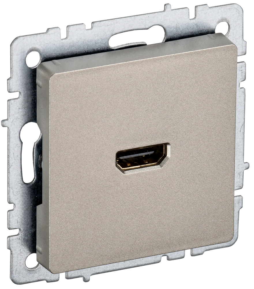 картинка BRITE Роз. HDMI РHDMI-0-БрШ шамп. IEK от магазина pro-decor.kz