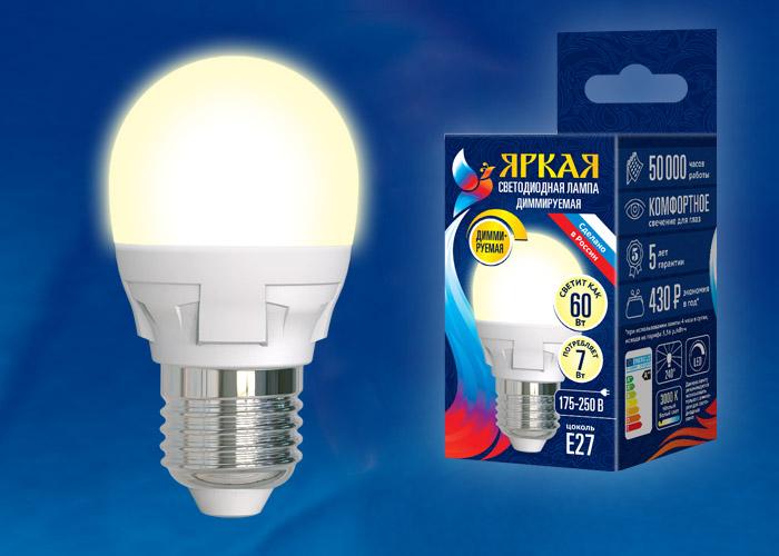 картинка LED-G45 7W/300K/E27/FR/Dim магазин pro-decor.kz являющийся официальным дистрибьютором в Казахстане картинка LED-G45 7W/300K/E27/FR/Dim от магазина pro-decor.kz