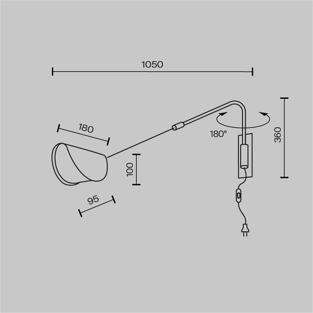 картинка Настенный светильник (бра) Maytoni MOD126WL-01B1 магазин pro-decor.kz являющийся официальным дистрибьютором в Казахстане картинка Настенный светильник (бра) Maytoni MOD126WL-01B1 от магазина pro-decor.kz
