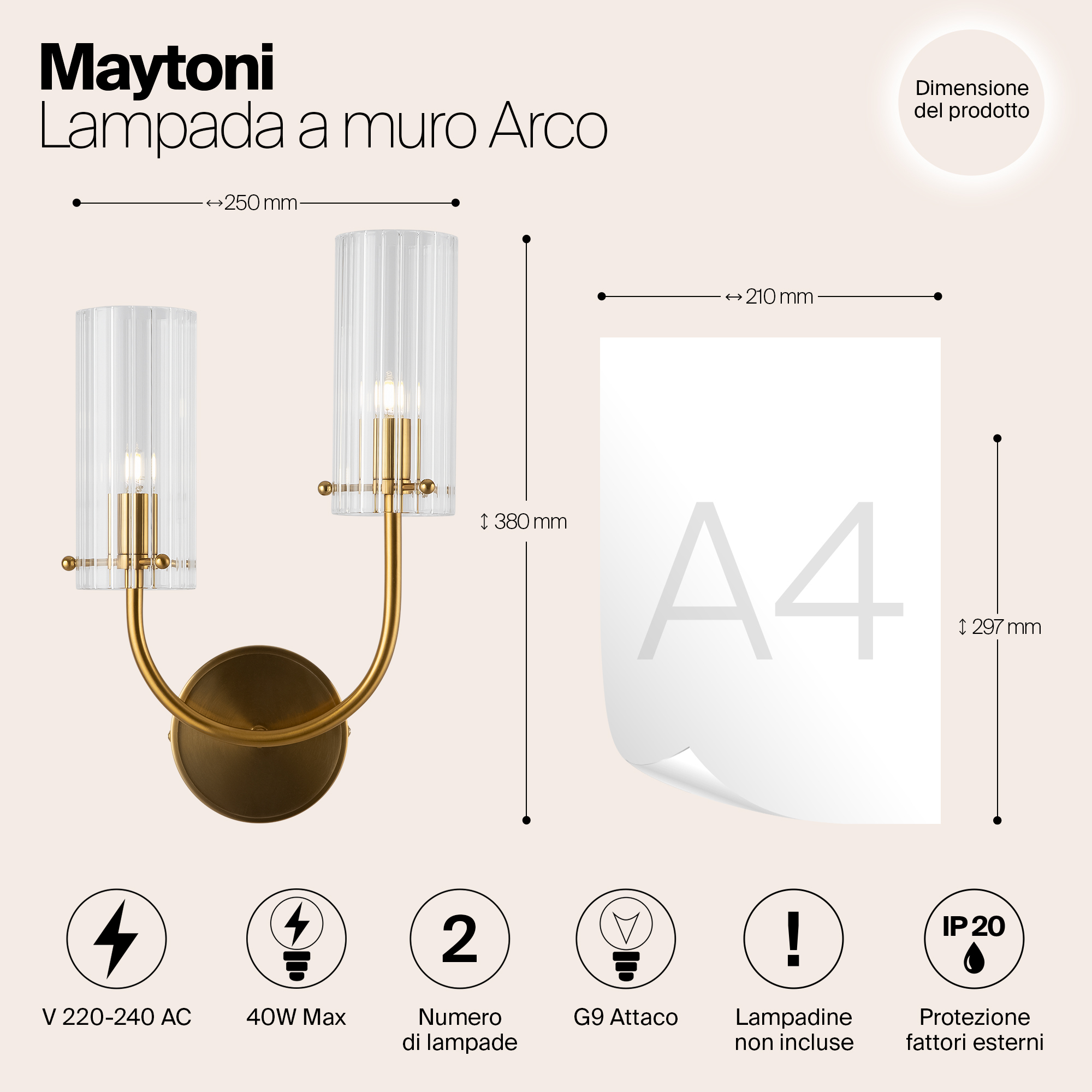 картинка Бра Maytoni MOD223WL-02BS1 магазин pro-decor.kz являющийся официальным дистрибьютором в Казахстане картинка Бра Maytoni MOD223WL-02BS1 от магазина pro-decor.kz