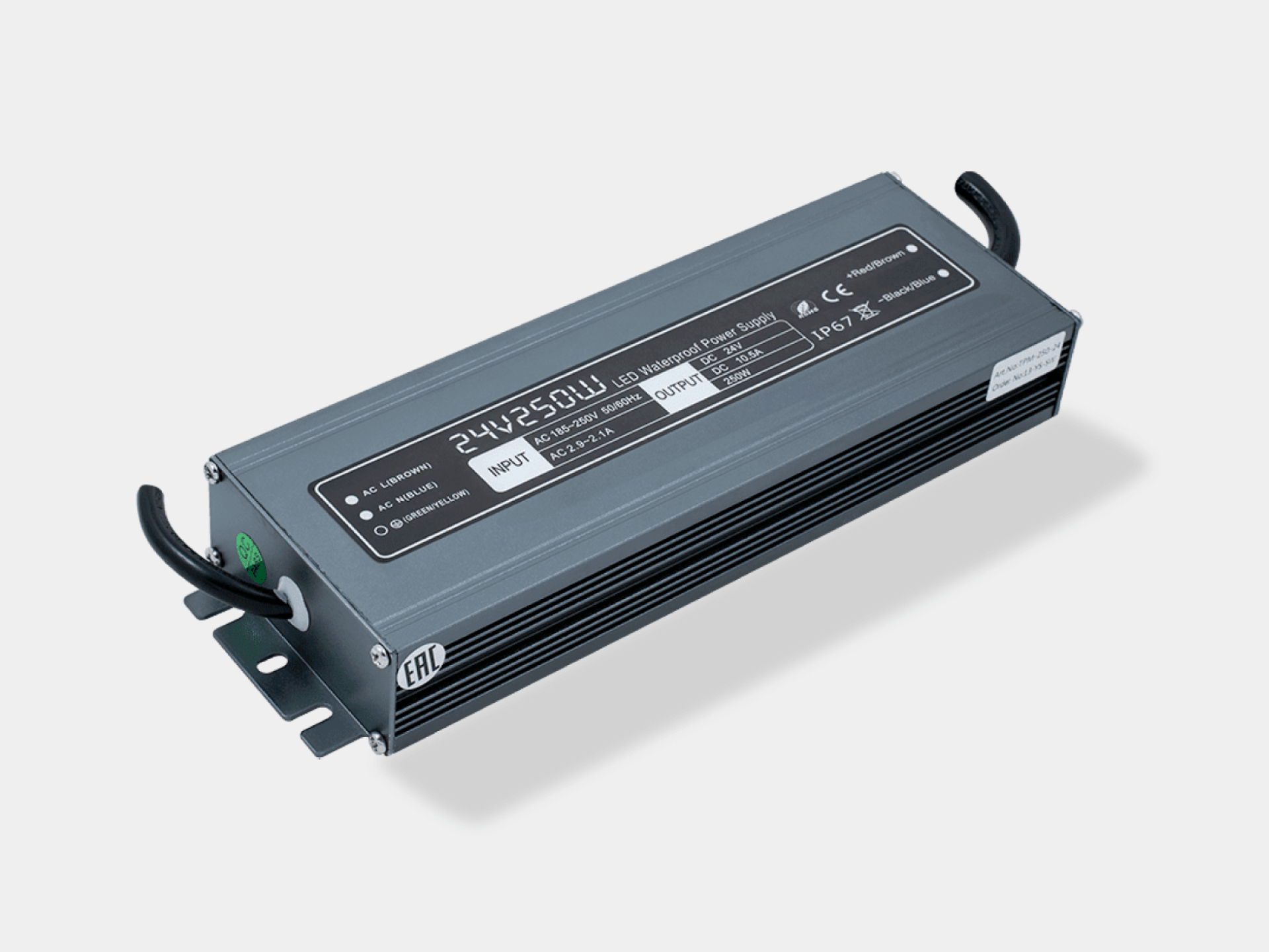картинка MINI Al Блок питания TPW, 250 W Влагозащитный, 24 V от магазина pro-decor.kz