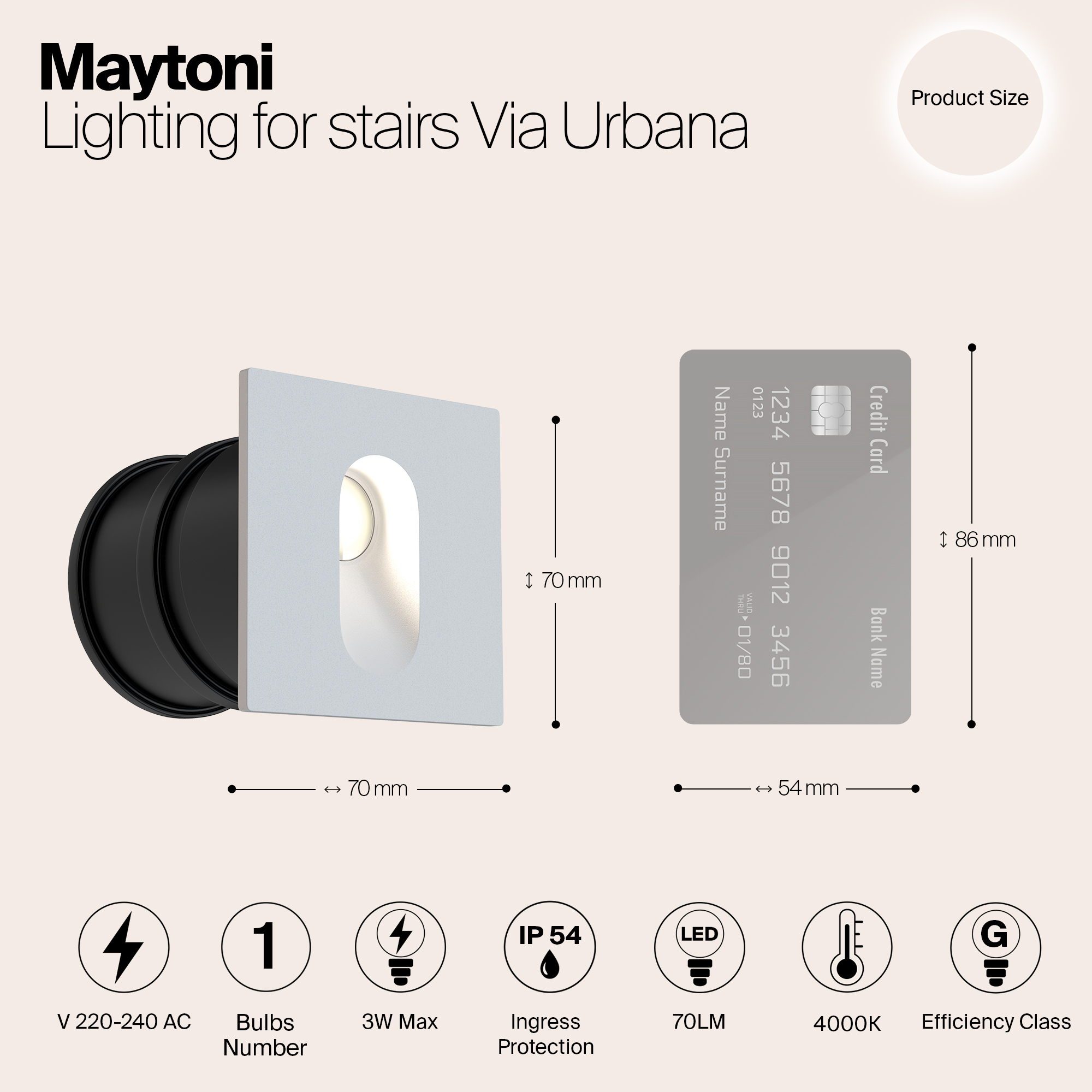 картинка Уличный светодиодный светильник Maytoni Via Urbana O022-L3W от магазина pro-decor.kz